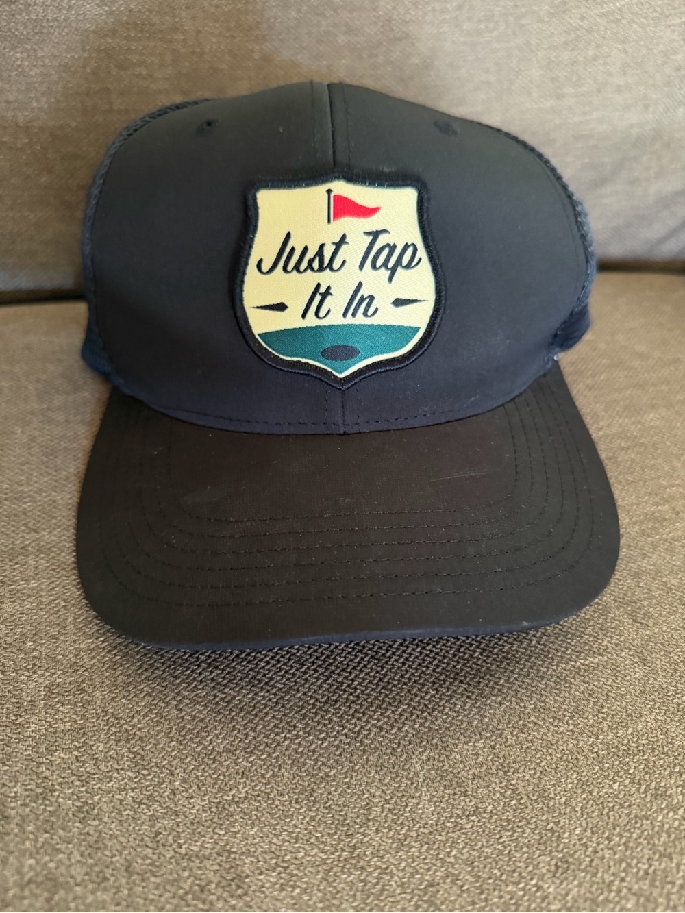 Just Tap It In Black Hat- Happy Madison Brand